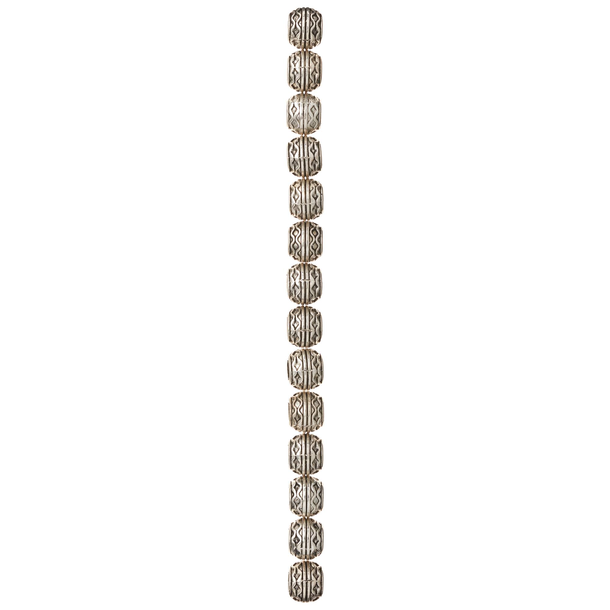 Silver Celtic Metal Rondelle Beads, 10mm by Bead Landing™